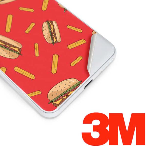 Burgers and Fries Google Pixel 3 Skin